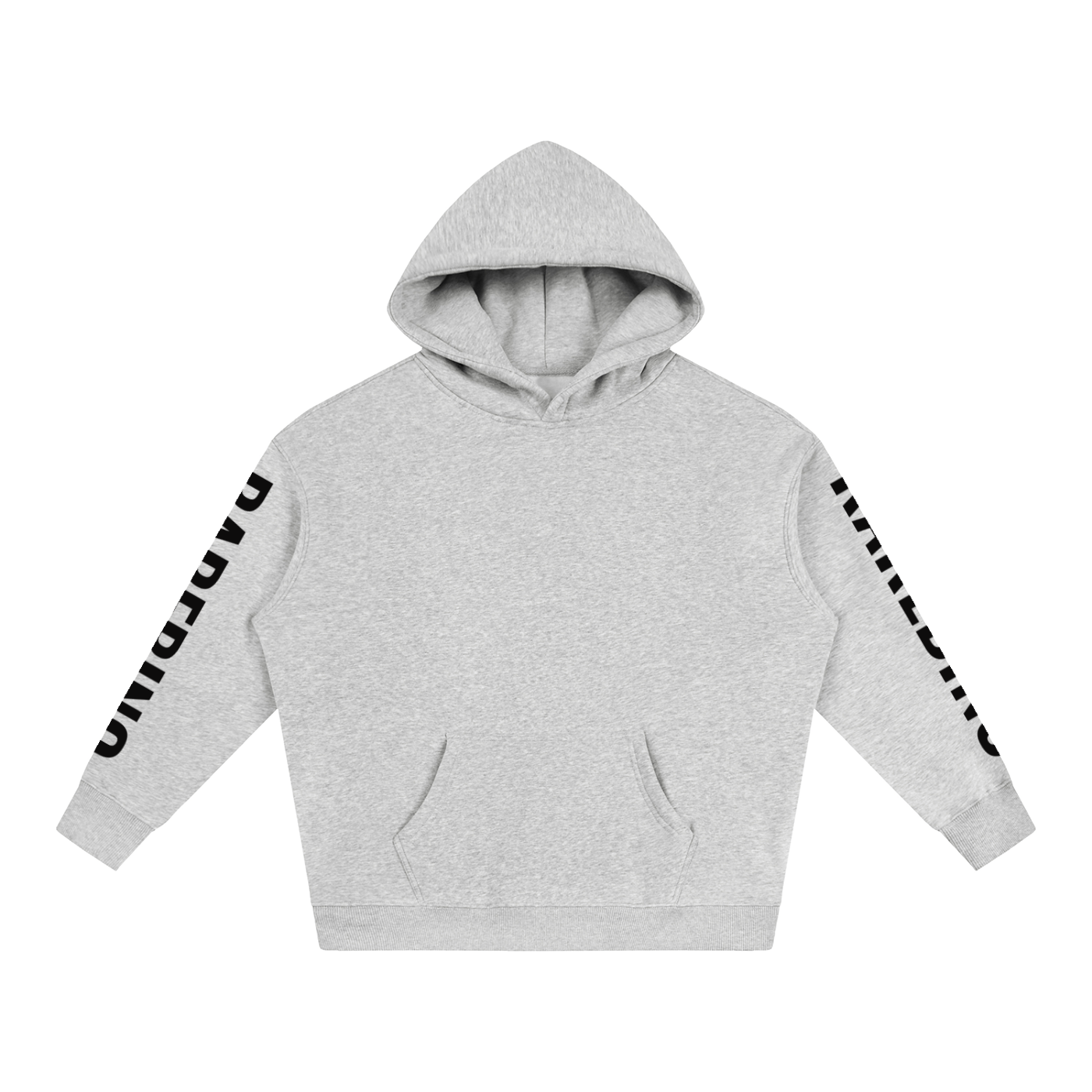 Rarebino oversized fleeced hoodie in soft, cozy fabric with a relaxed fit, featuring a hood and long sleeves.