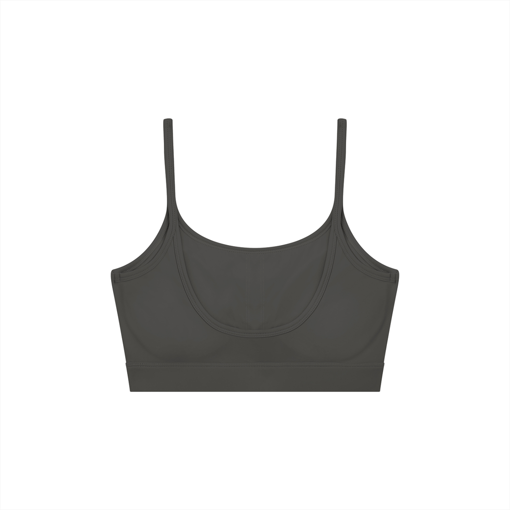 RAREBINO solid u-neck sports bra shown on a mannequin, featuring a sleek design and supportive fit for active wear.