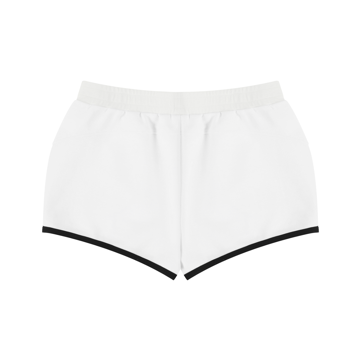 Women's retro contrast binding shorts by RAREBINO, featuring high-waist design and vintage-inspired style with bold color accents.