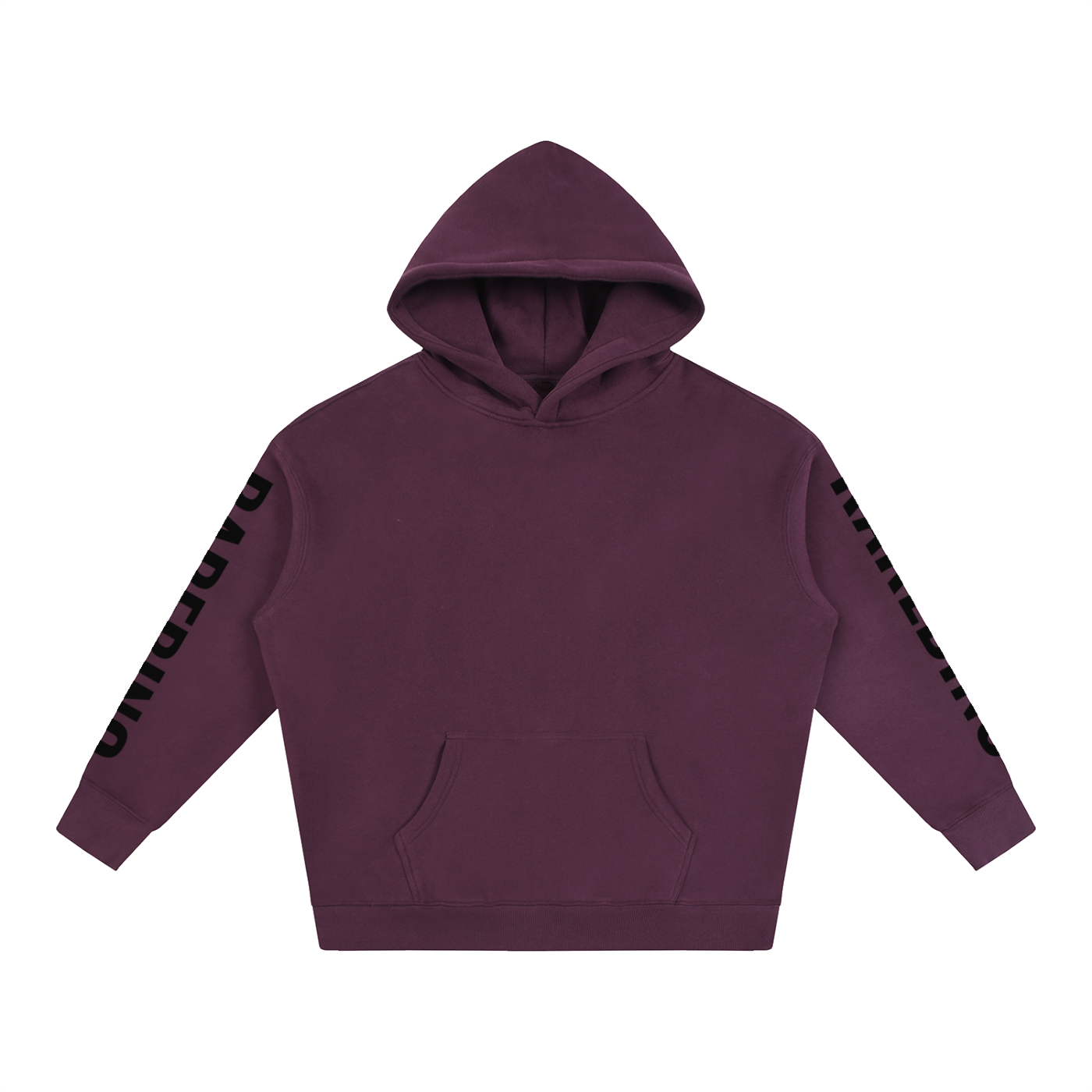 Large RAREBINO oversized fleece hoodie in soft, cozy fabric, featuring a relaxed fit and casual style.