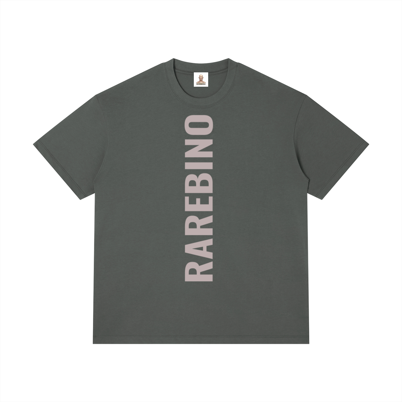 Rarebino regular fit crewneck T-shirt in solid color, featuring a classic neckline and casual style.