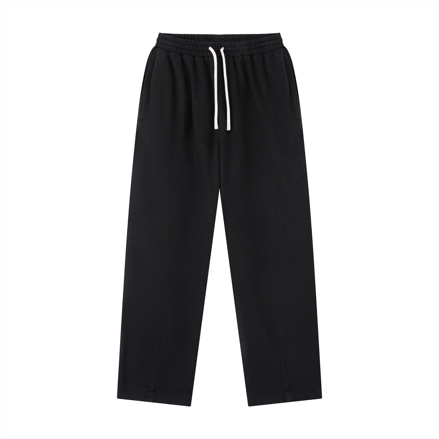 Vintage washed drawstring sweatpants by RAREBINO with a relaxed fit and faded denim look.