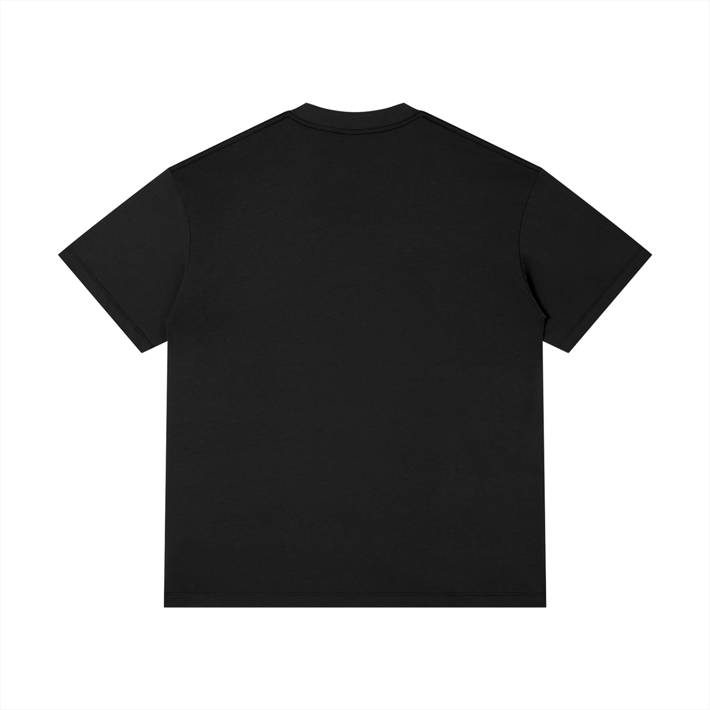 Rarebino regular fit crewneck T-shirt in solid color, front view showing classic neckline and clean design.