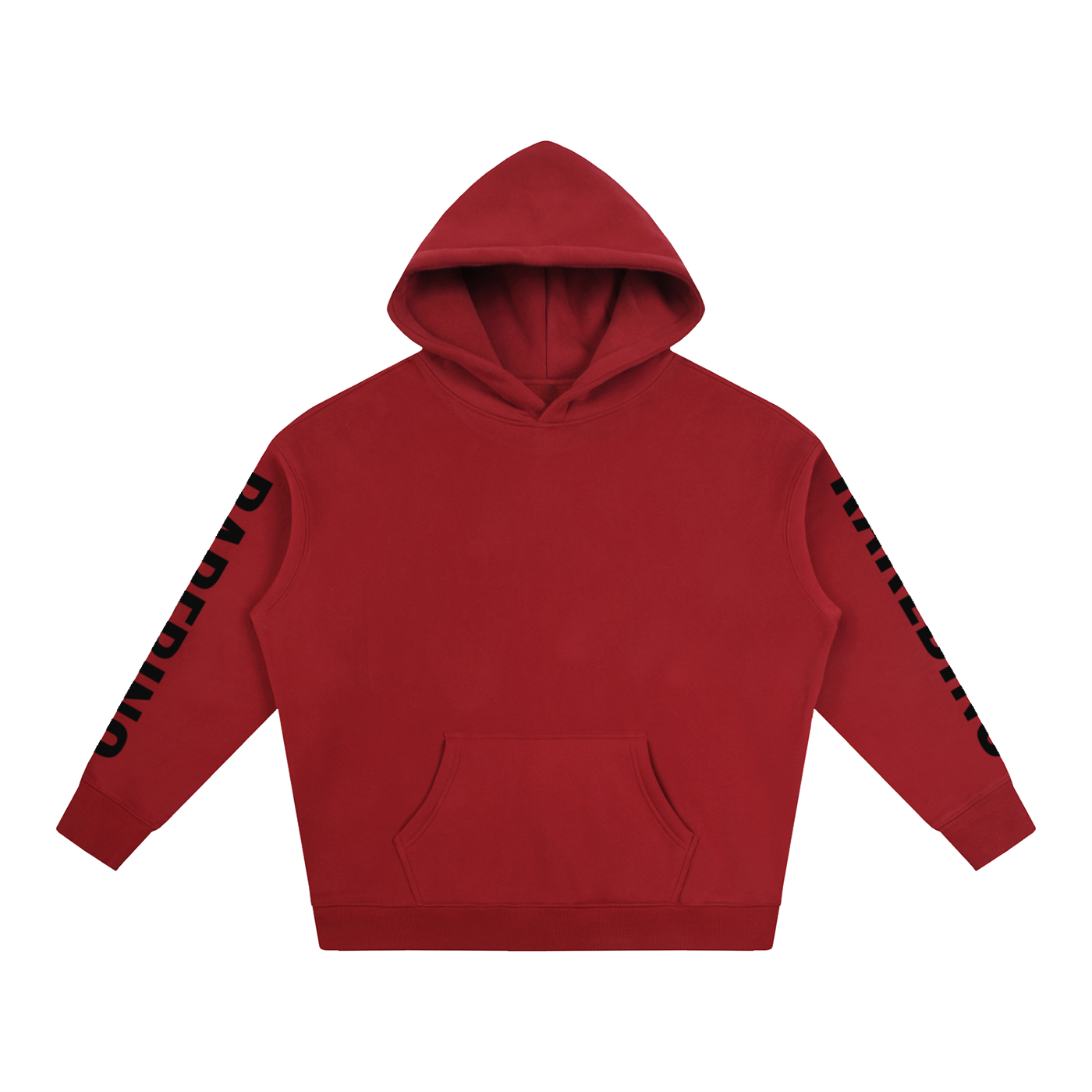 Rarebino oversized fleeced hoodie in soft fabric, featuring a relaxed fit and cozy design, ideal for casual wear.