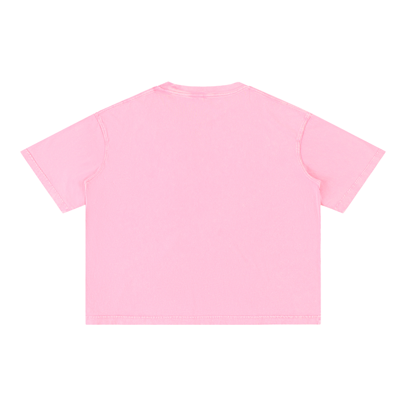 Rarebino Mineral Wash Boxy Cotton T-Shirt displayed flat with a soft, textured mineral wash finish and a relaxed, boxy fit.