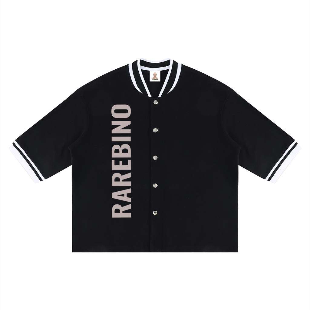 Boxy heavyweight baseball jersey by RAREBINO featuring a classic design, durable fabric, and bold team-inspired colors.