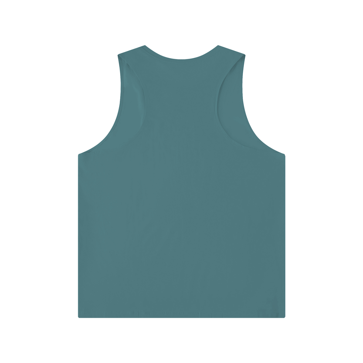 Rarebino solid color crewneck tank top shown in a close-up image, highlighting the soft fabric and simple design.