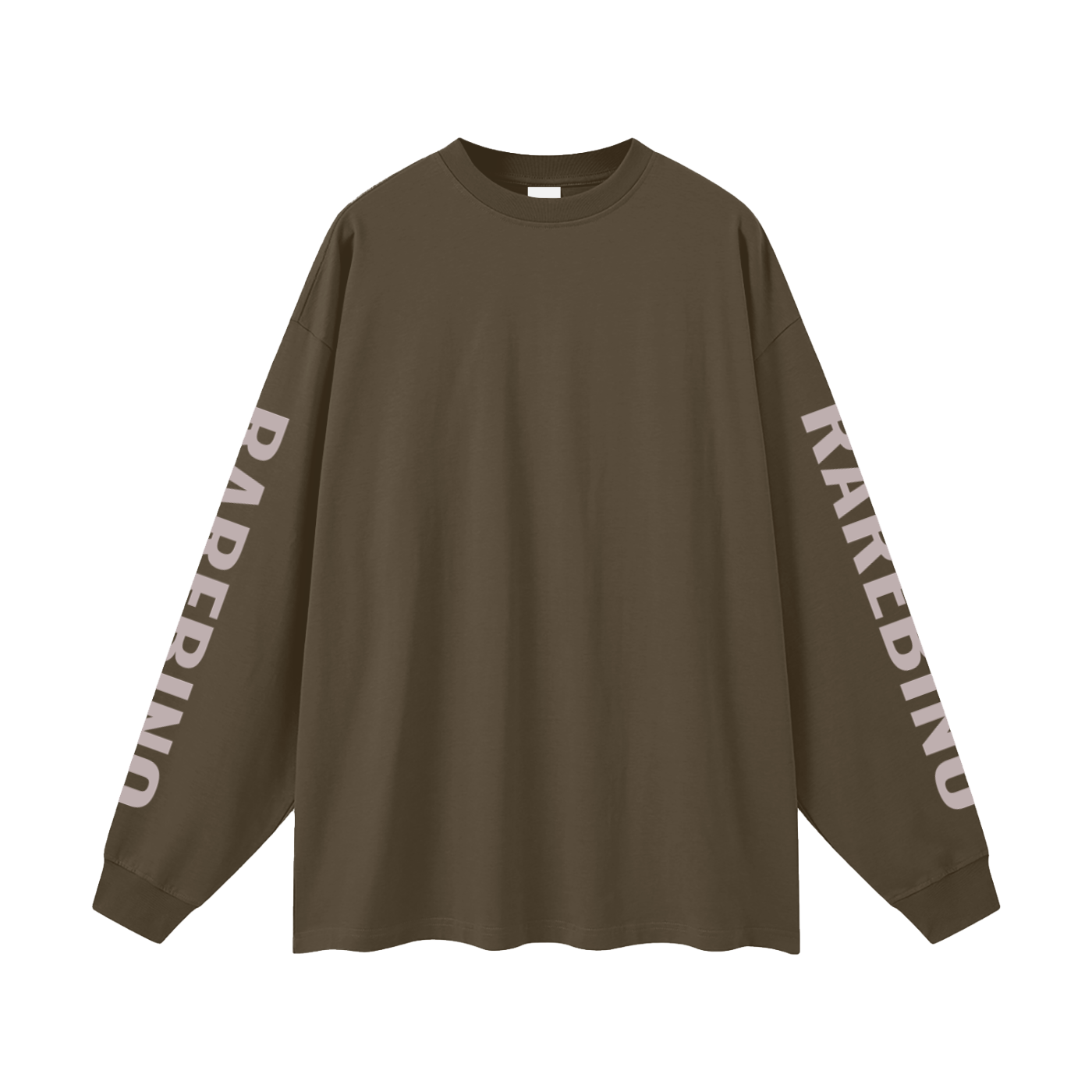 Oversized long sleeve T-shirt by RAREBINO, featuring a relaxed fit and soft fabric in a casual, stylish design.