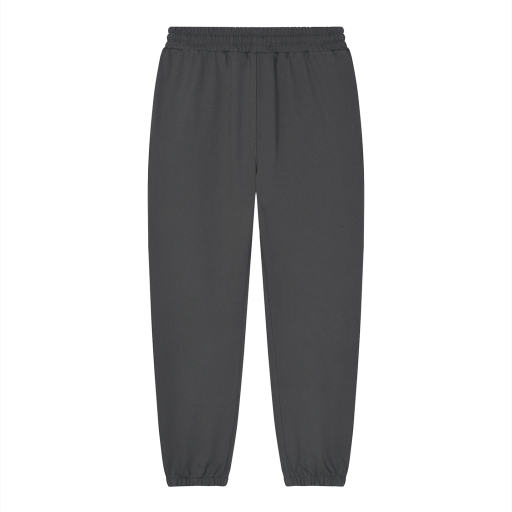Loose fit tapered joggers from RAREBINO, showing soft fabric and relaxed fit with tapered legs and elastic waistband.