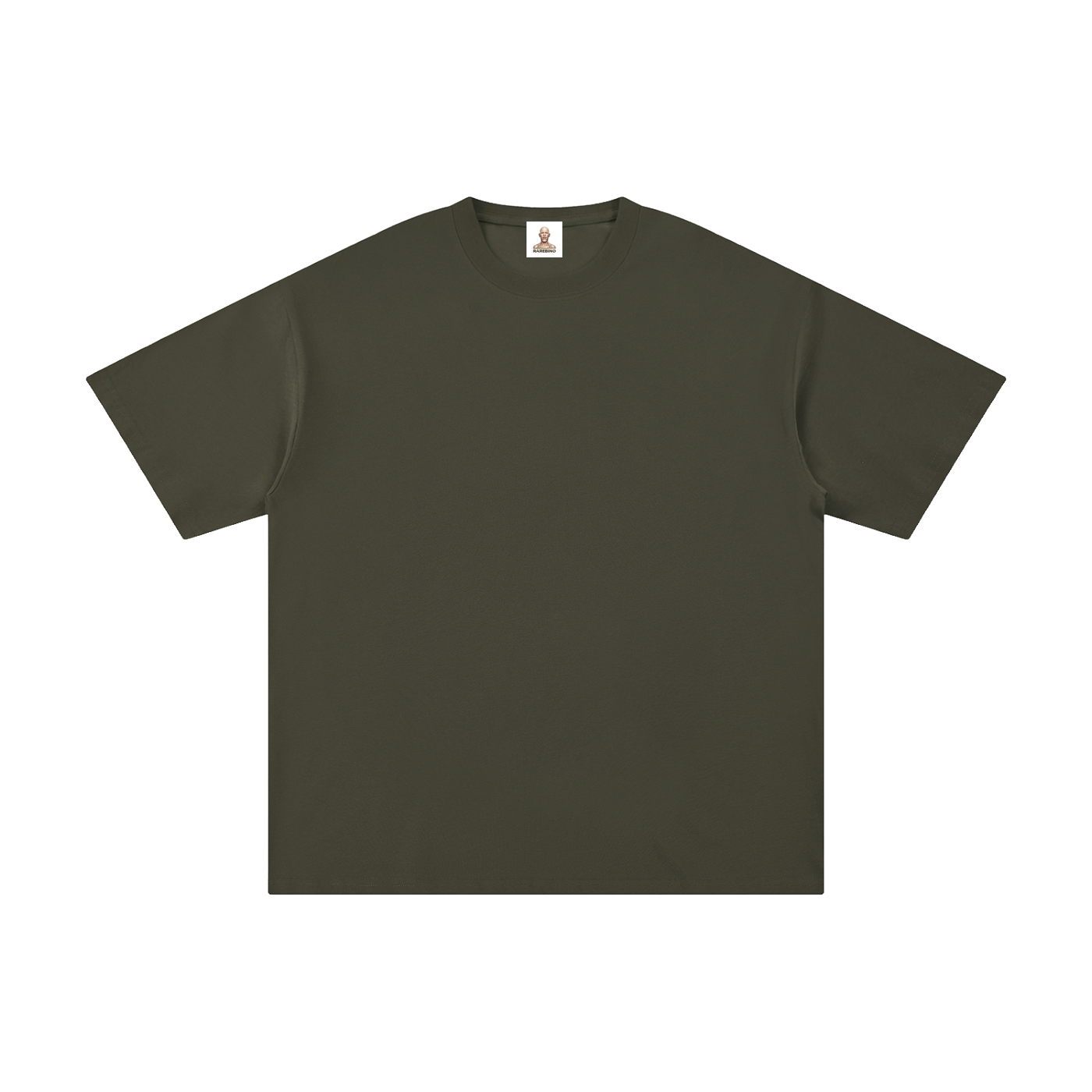 Pure cotton T-shirt by RAREBINO, displayed flat showing soft fabric and classic round neckline.