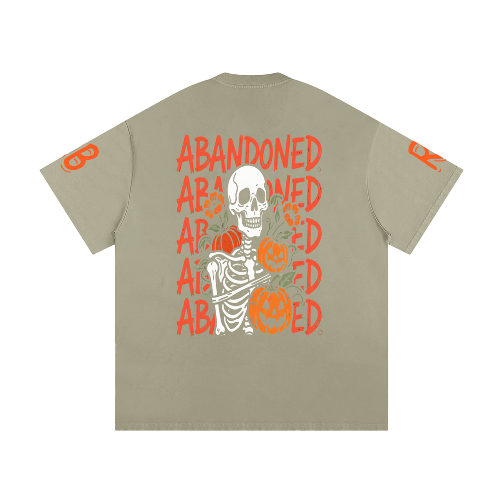 Loose fit heavyweight T-shirt by RAREBINO, shown in a soft fabric with a relaxed silhouette, casual style.