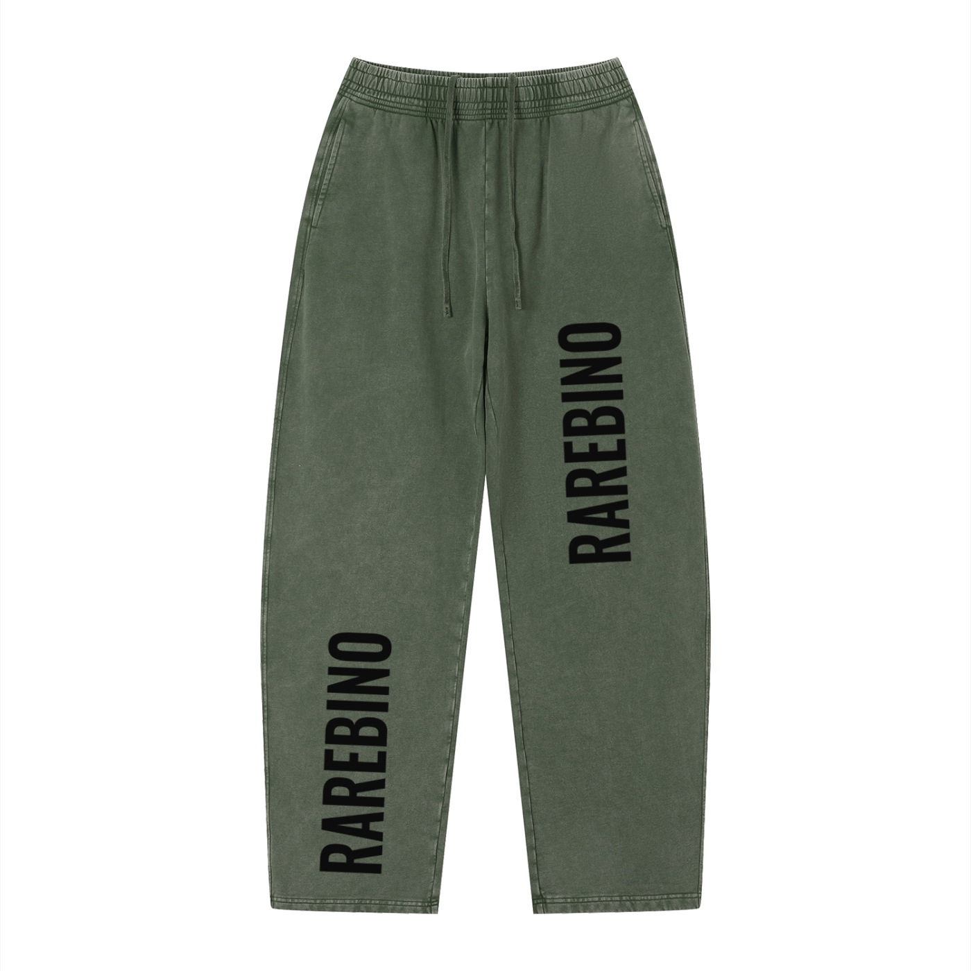 Vintage Wash Loose Sweatpants by RAREBINO featuring a relaxed fit and distressed fabric for casual, comfortable style.