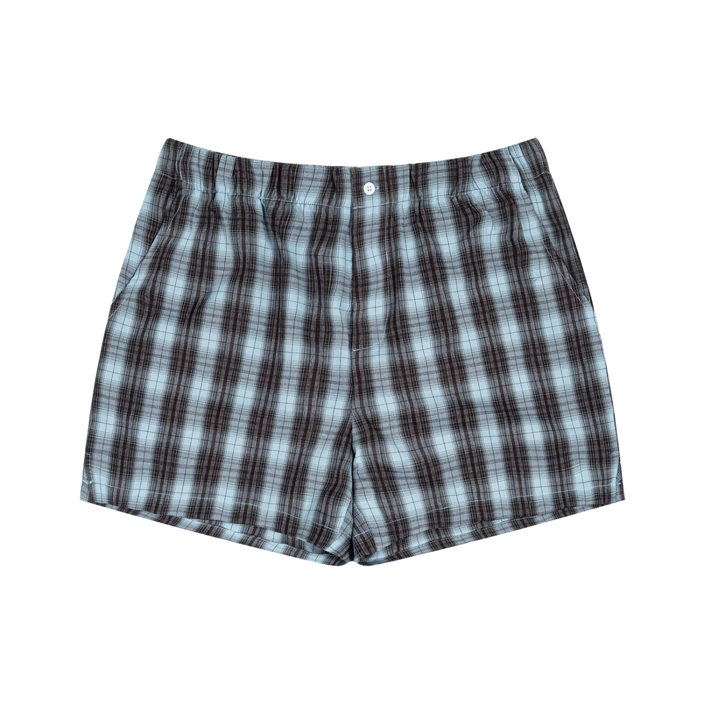 Casual plaid shorts by RAREBINO featuring a classic checkered pattern and relaxed fit perfect for warm weather.