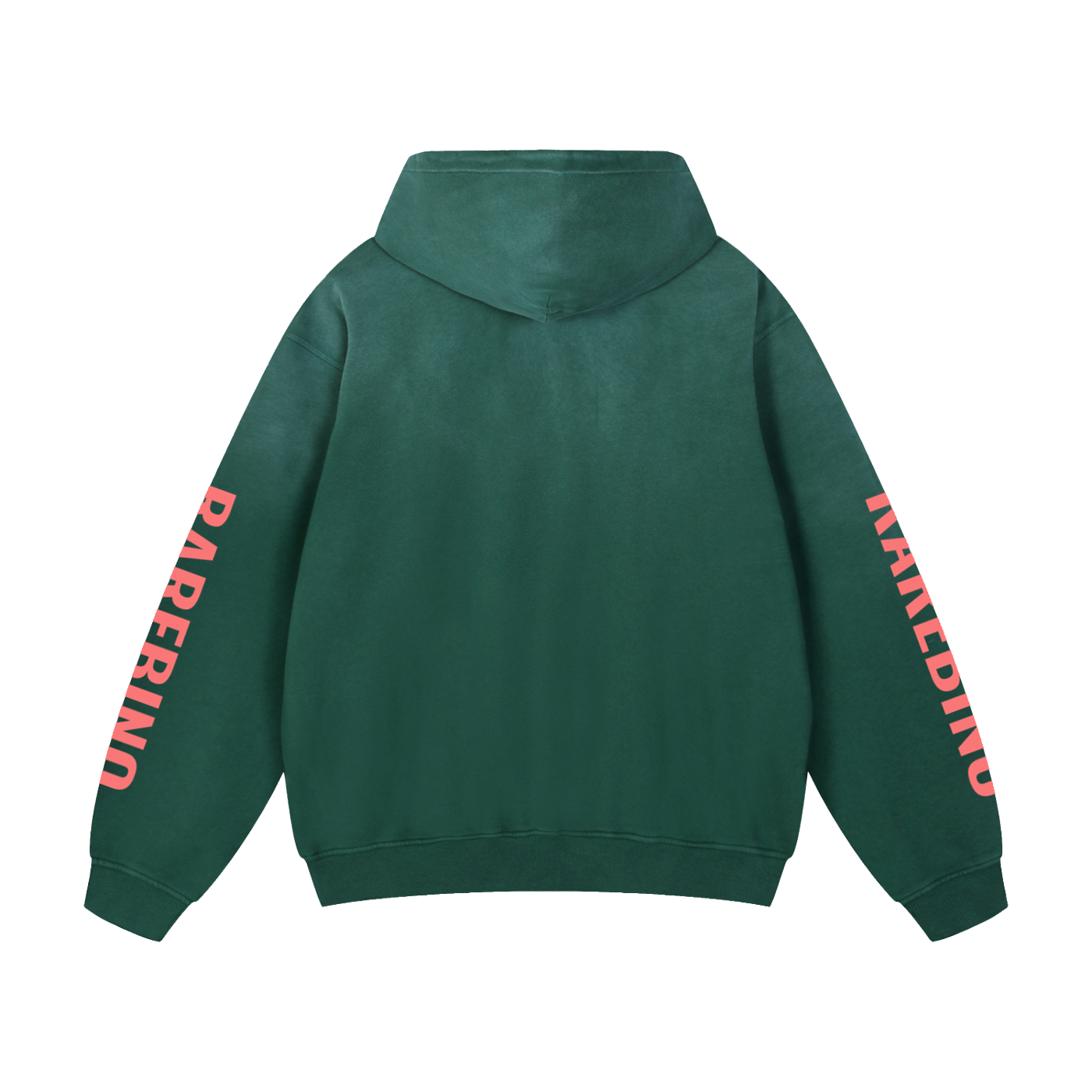 RareBino heavyweight Sunfade oversized hoodie in light faded fabric, featuring a relaxed fit and bold sun-inspired design.