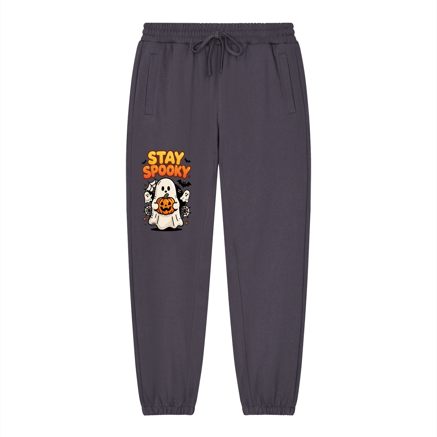 Rarebino loose fit tapered joggers in black, showing a relaxed fit with elastic waistband and tapered leg design.