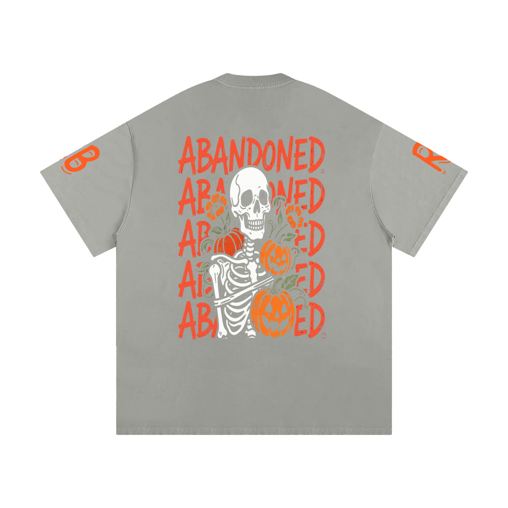 Loose fit heavyweight T-shirt by RAREBINO with a relaxed style and soft fabric, shown in a neutral color.