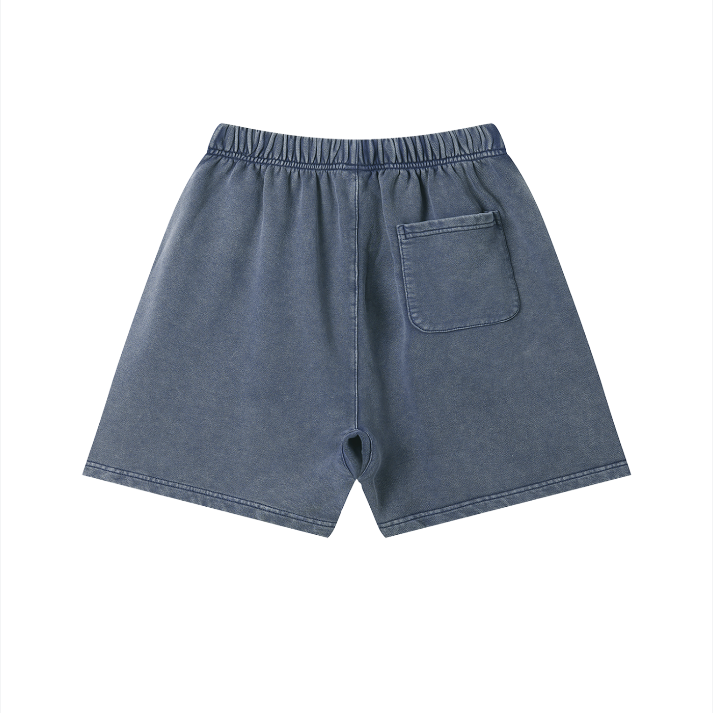 Vintage Wash Cotton Shorts by RAREBINO featuring a relaxed fit and distressed denim look.