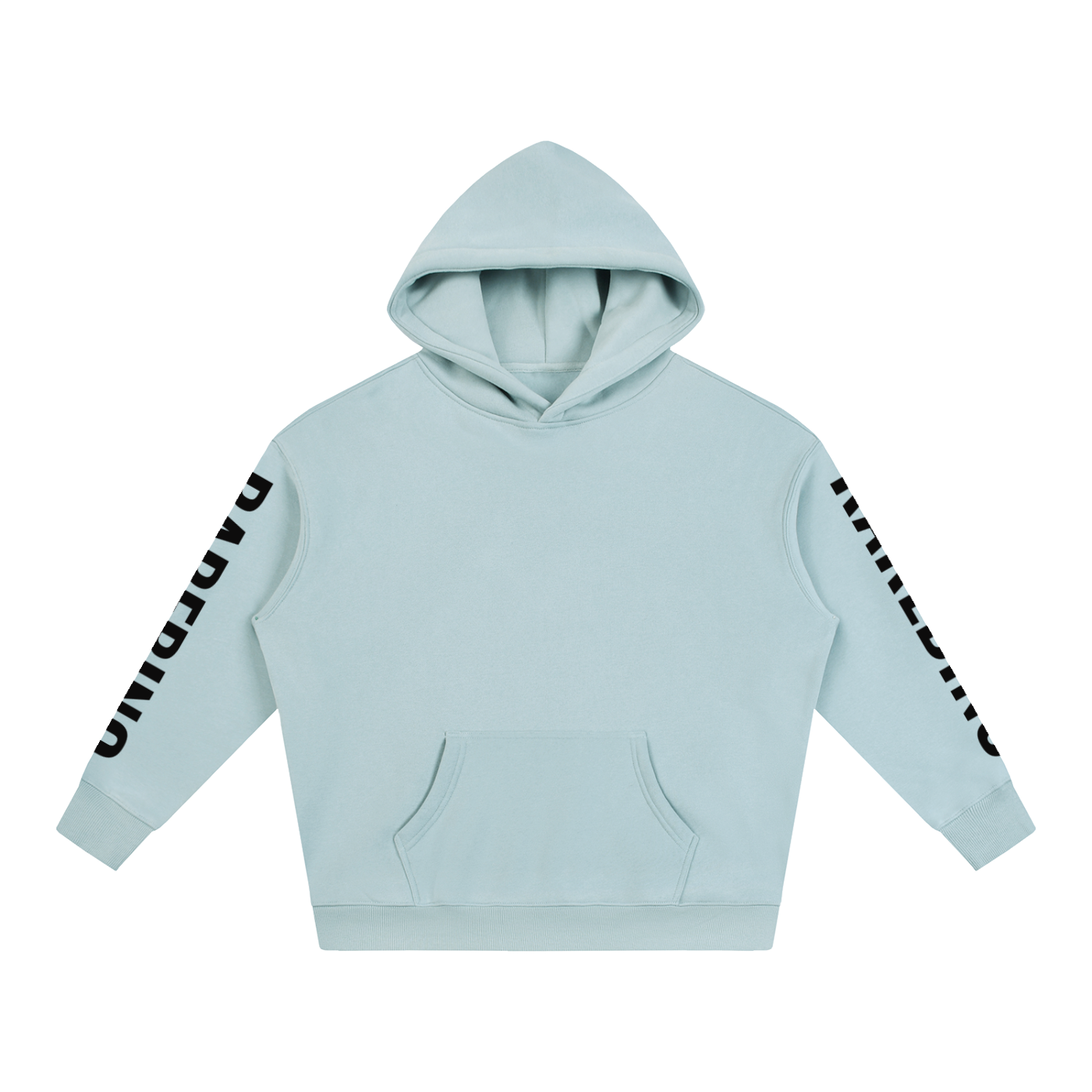 Oversize fleeced hoodie by RAREBINO with a relaxed fit, soft fleece fabric, and a cozy, casual style perfect for cold weather.