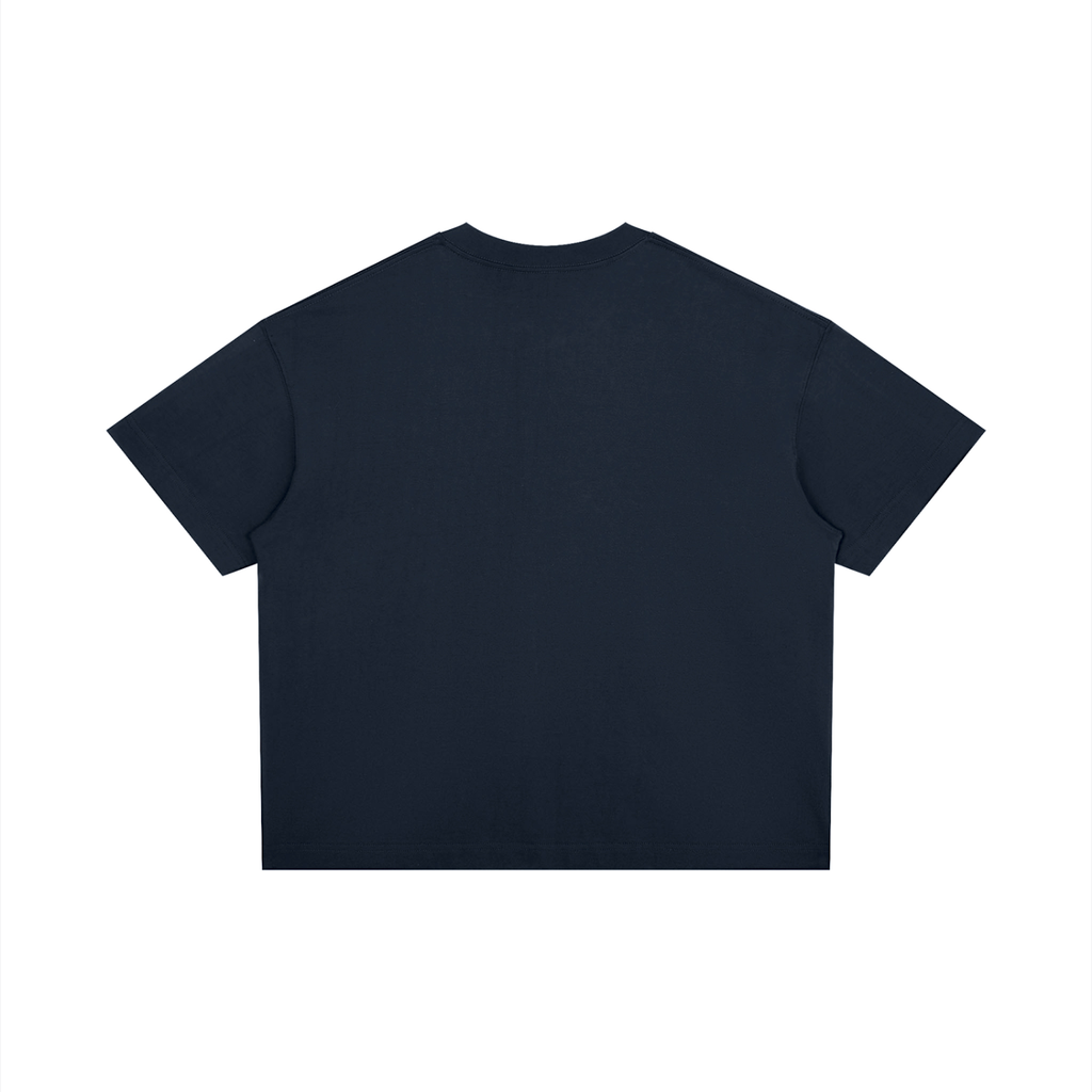 RAREBINO boxy drop shoulder T-shirt in off-white featuring a relaxed fit and casual style with dropped shoulder sleeves.