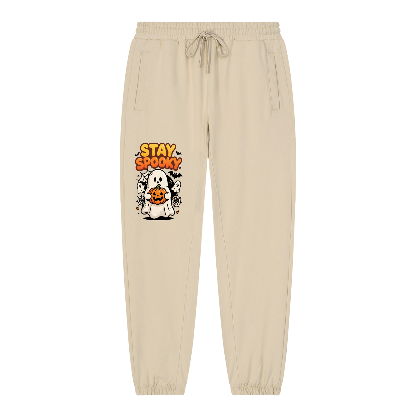 Rarebino loose fit tapered joggers in black fabric, featuring elastic waistband and tapered leg design for comfortable casual wear.