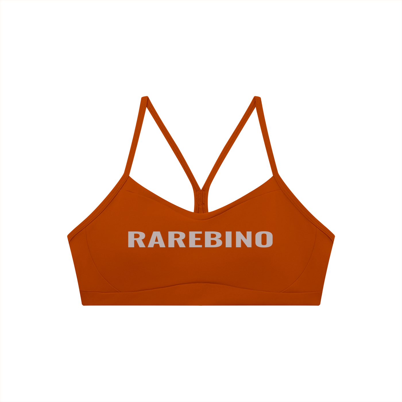Women's RAREBINO tight cropped sports bra with supportive fit and stylish design, ideal for activewear and workouts.