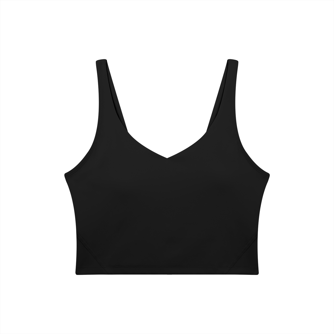 Pink RAREBINO V-Neck Yoga Sports Bra with supportive fit and breathable fabric, designed for comfortable yoga and workout sessions.