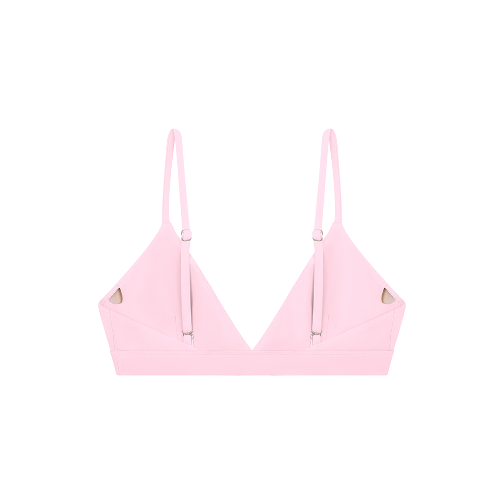 Rarebino cropped v-neck sports bra with breathable fabric, designed for comfort and support during workouts.