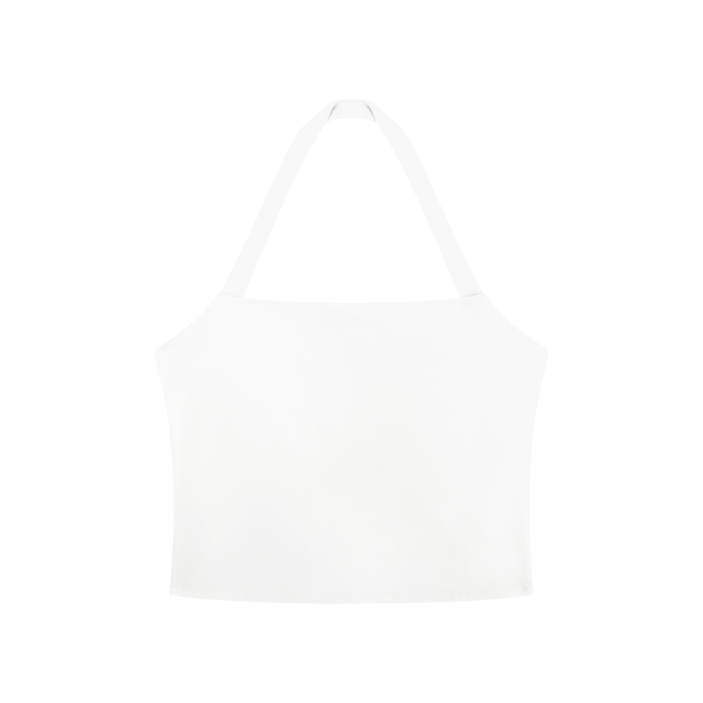 RAREBINO halter crop sports bra in black, featuring a supportive design with adjustable straps and breathable fabric.