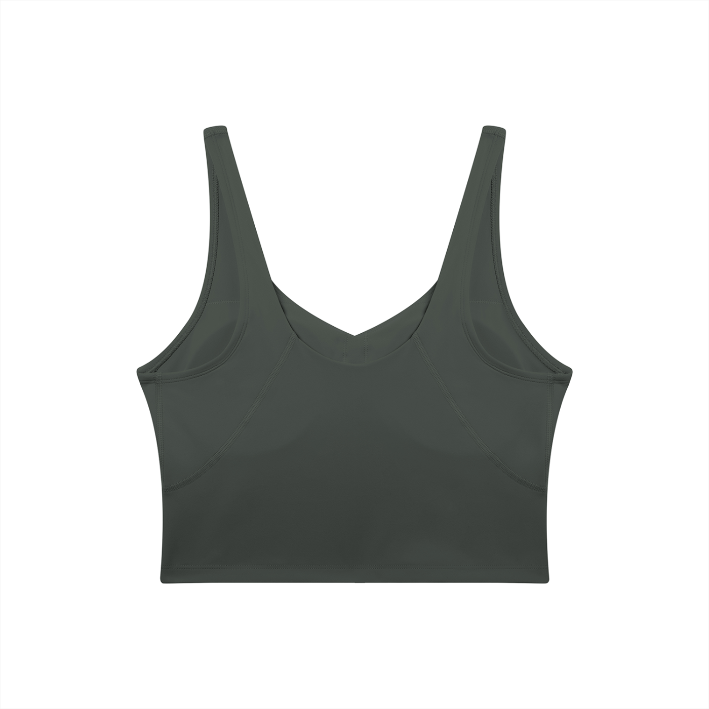 RAREBINO V-neck yoga sports bra in black, featuring a supportive fit and breathable fabric for comfortable exercise wear.