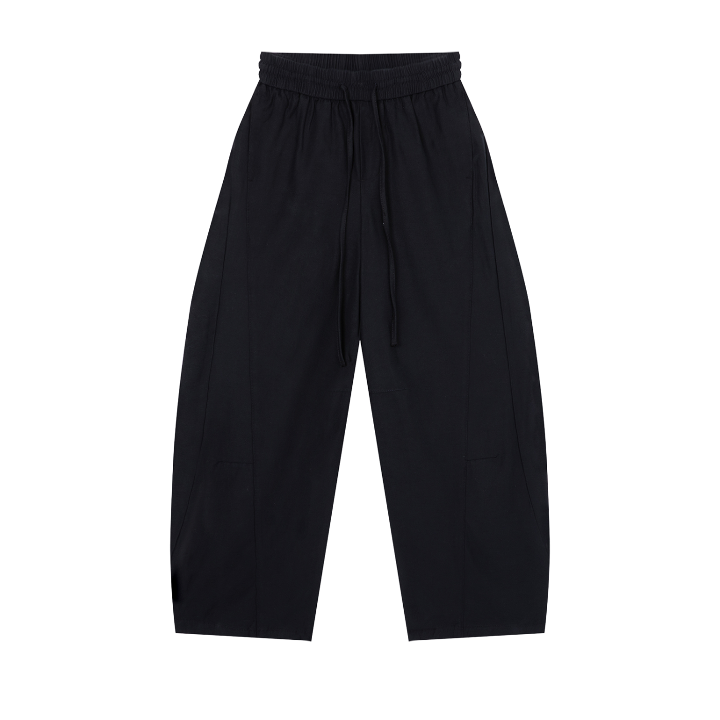 Rarebino wide leg drawstring pants in lightweight fabric with relaxed fit and elastic waistband, shown in neutral color.