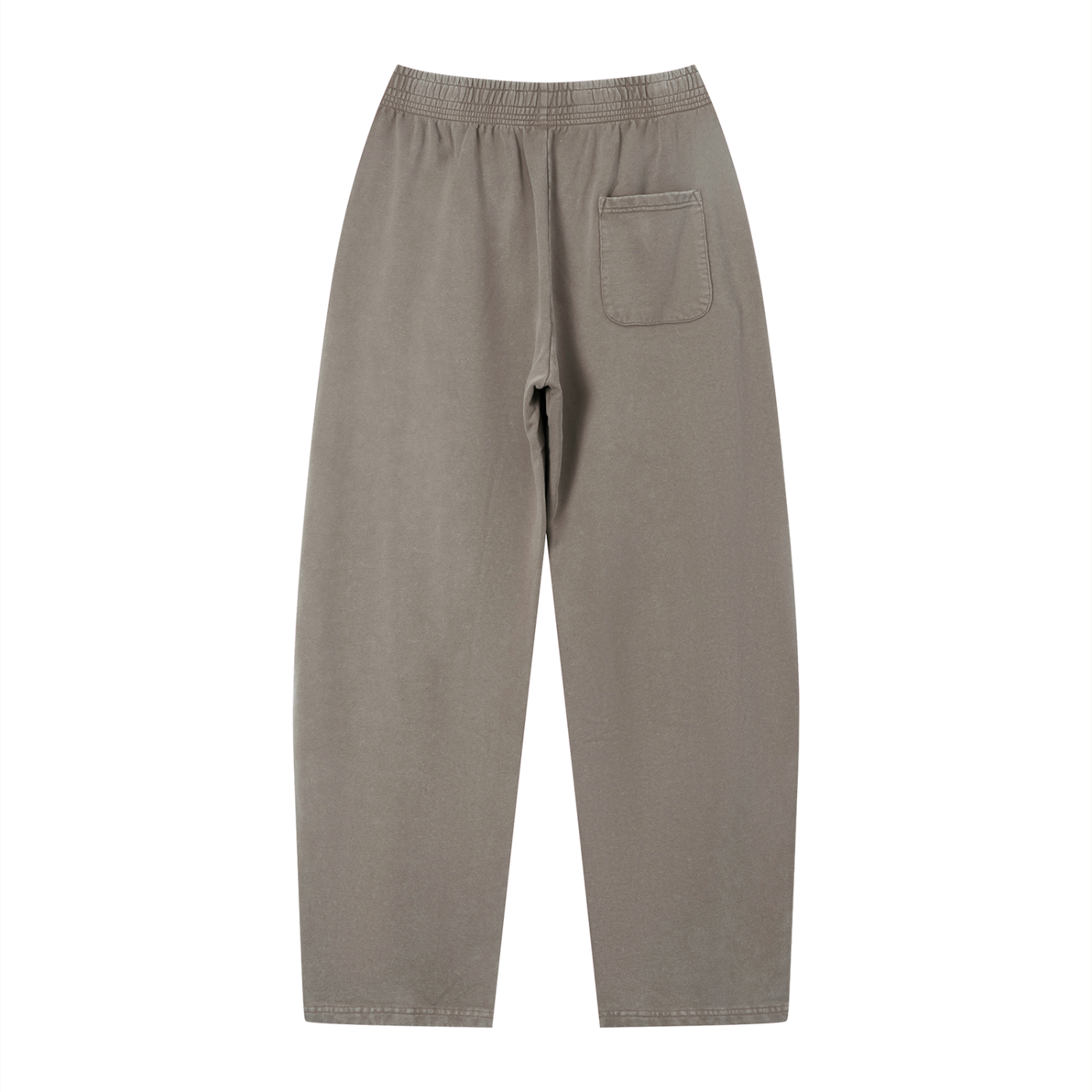 Vintage wash loose sweatpants by RAREBINO with a relaxed fit and soft, faded fabric, shown laid flat with front view.