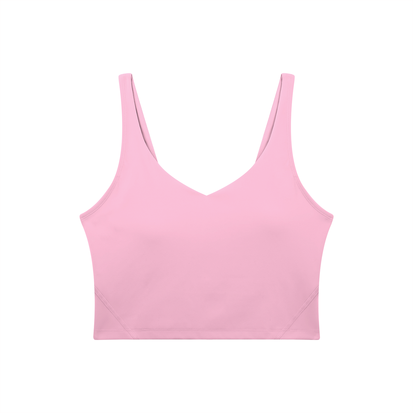 RAREBINO V-neck yoga sports bra in black, featuring breathable fabric and supportive design for comfortable workouts.