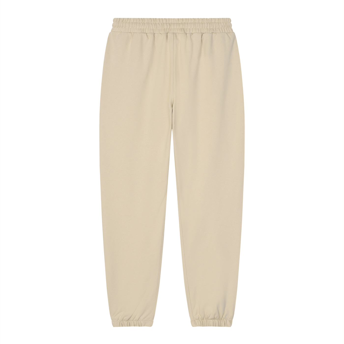 Rarebino loose fit tapered joggers in black with elastic waistband and cuffed ankles, casual and comfortable athletic pants.