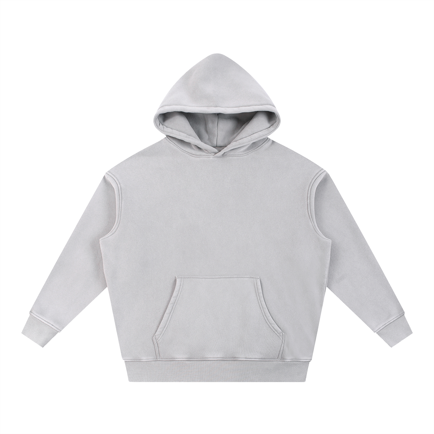 RAREBINO Snow Wash fleece oversized hoodie in soft fabric with a relaxed fit and hood, displayed on a plain background