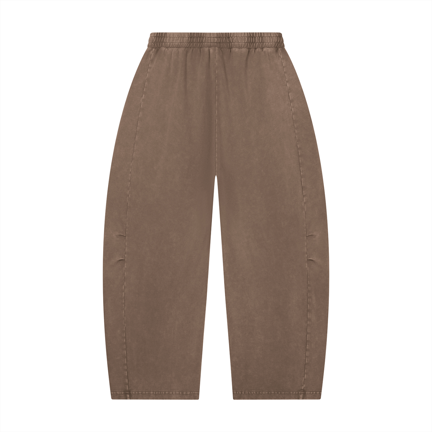 Mineral Wash Barrel Leg Pants by RAREBINO featuring a relaxed fit, barrel legs, and a casual denim style.