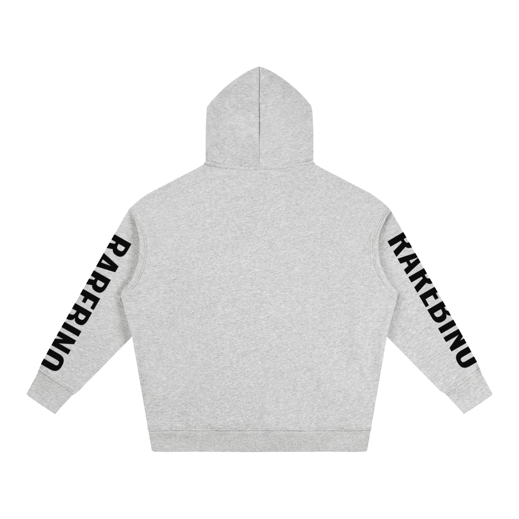 RAREBINO oversize fleeced hoodie in soft fabric, featuring a relaxed fit and cozy design perfect for casual wear.