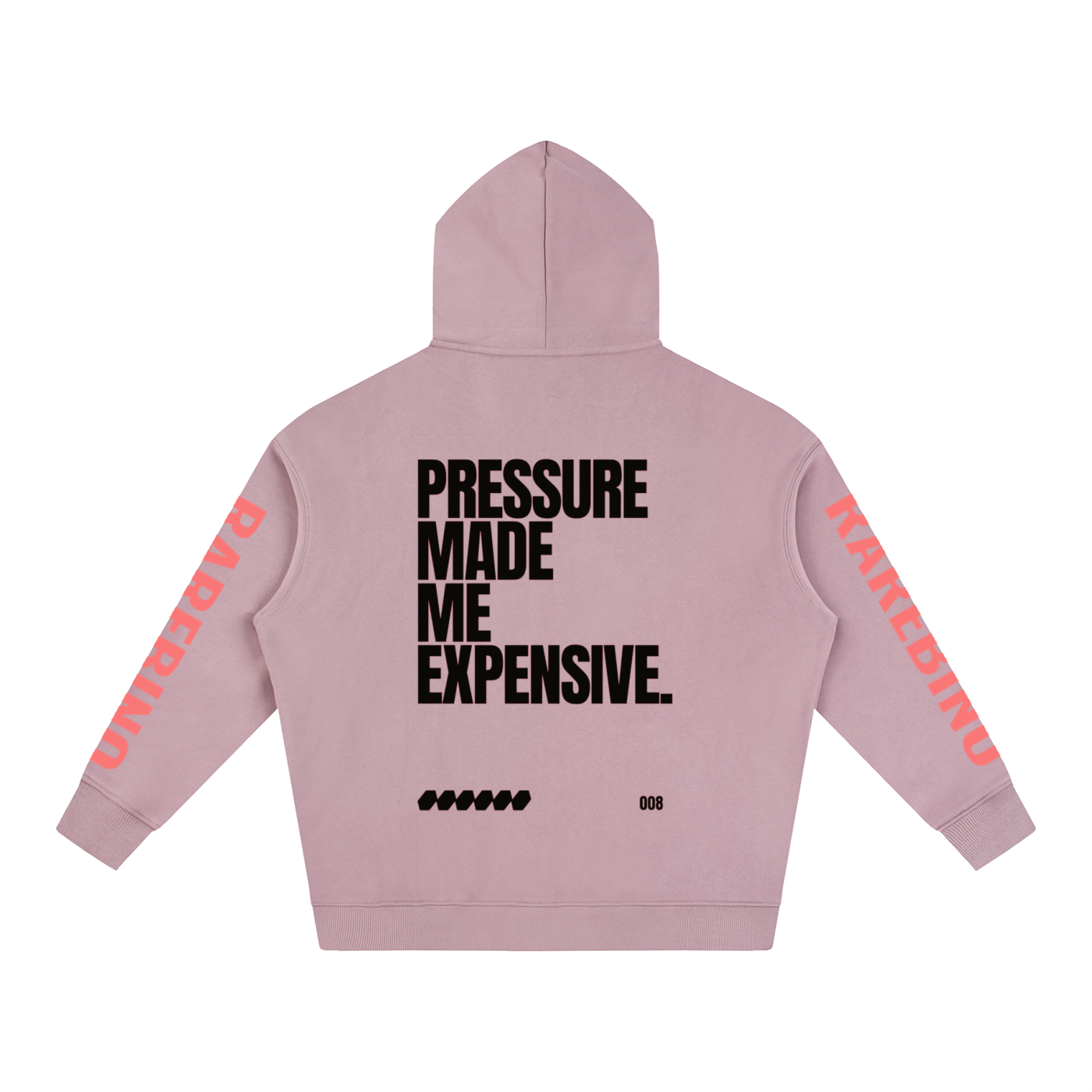 Oversize fleeced hoodie by RAREBINO featuring a cozy, plush fabric and relaxed fit, perfect for casual wear and layering.