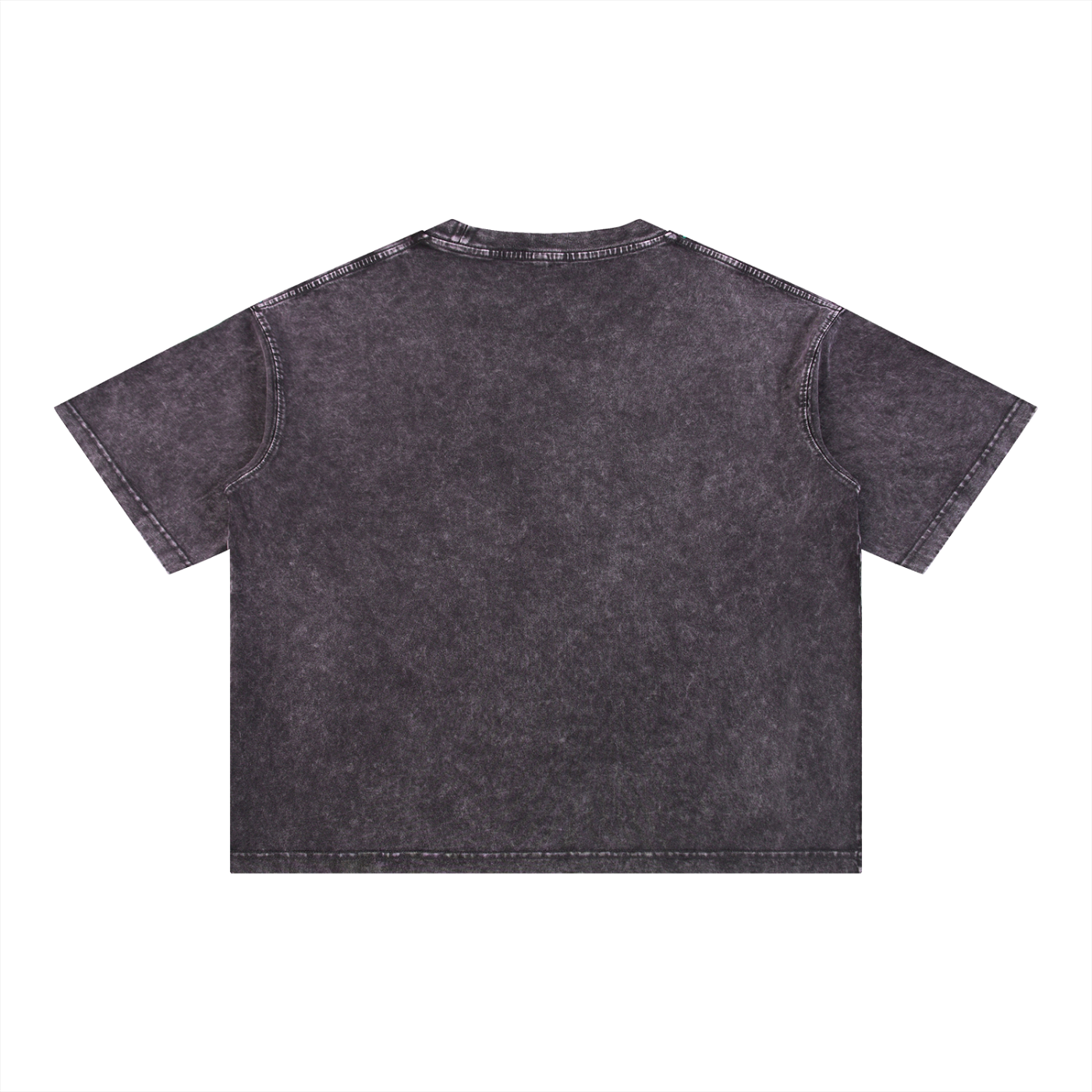 Mineral wash boxy cotton T-shirt by RAREBINO, showcasing a relaxed fit with a soft, textured fabric in a casual style.